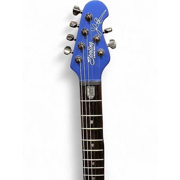 Used Sterling by Music Man MAJESTY BLUE Solid Body Electric Guitar