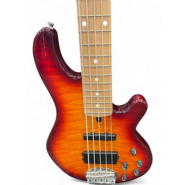 Used Lakland 55-02 Skyline Series 5 String SUNBURST Electric Bass Guitar