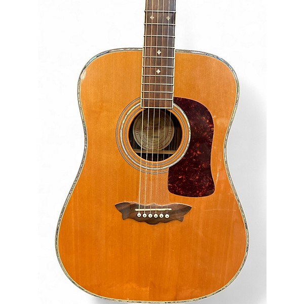 Used Washburn WD-41S Natural Acoustic Electric Guitar