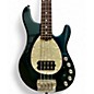 Used 2004 Ernie Ball Music Man Sterling 4 H Piezo Carbon Blue Pearl Electric Bass Guitar