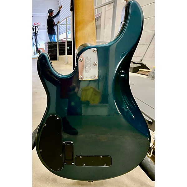 Used 2004 Ernie Ball Music Man Sterling 4 H Piezo Carbon Blue Pearl Electric Bass Guitar