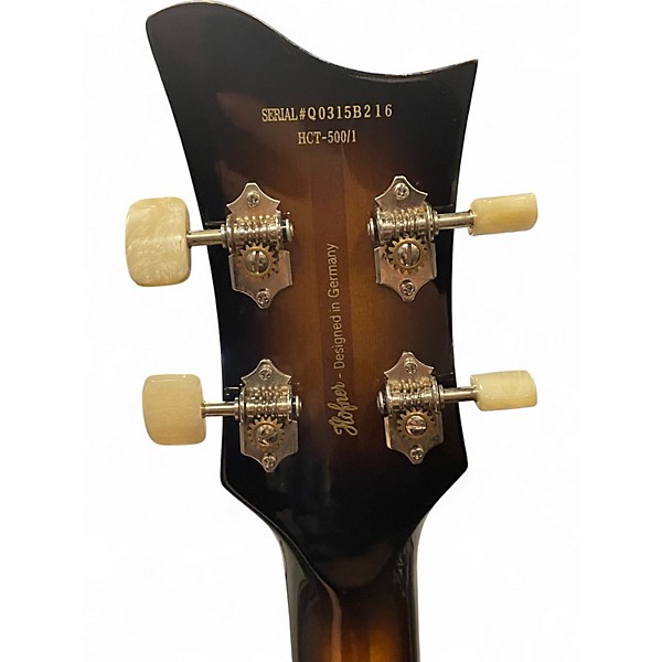 Used Hofner HCF-500/1 2 Color Sunburst Electric Bass Guitar