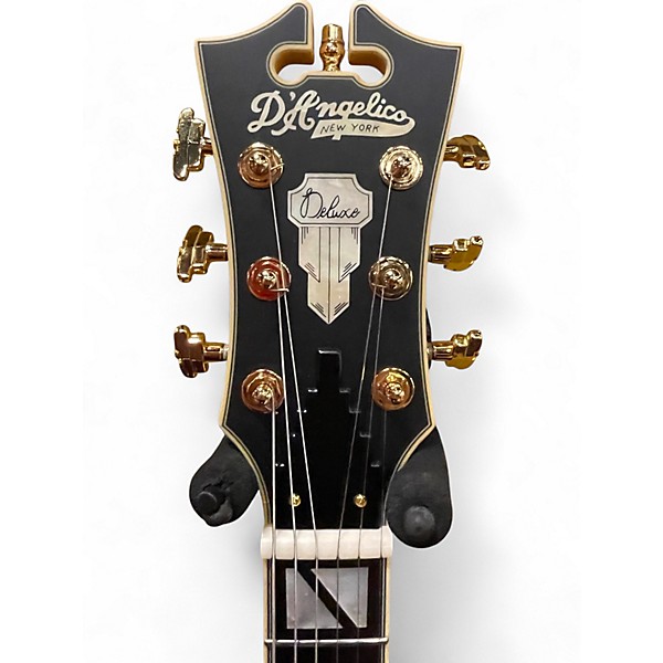 Used D'Angelico DELUXE MINI DC Natural Hollow Body Electric Guitar