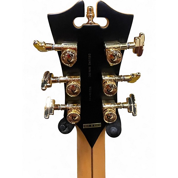 Used D'Angelico DELUXE MINI DC Natural Hollow Body Electric Guitar