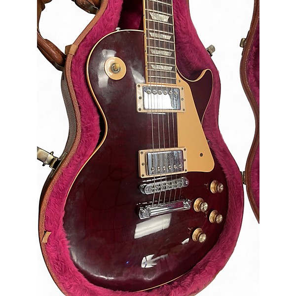 Vintage 1996 Gibson Les Paul Standard Wine Red Solid Body Electric Guitar