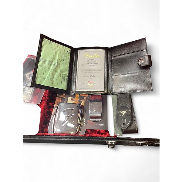 Used Fender Custom Shop 1966 Jazz Bass aged ocean turqoise Electric Bass Guitar