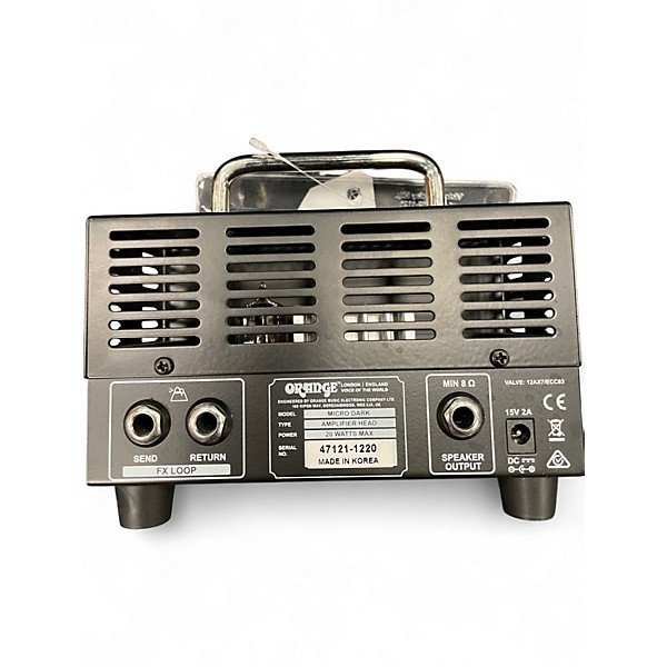 Used Orange Amplifiers Micro Dark 20W Tube Guitar Amp Head