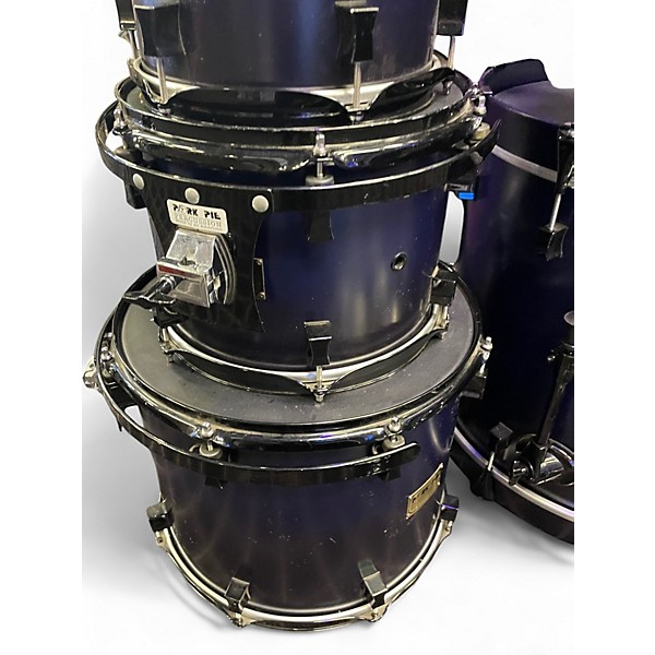 Used Pork Pie USA 7 Piece 7 PIECE SHELL PACK WITH HARDWARE Purple Drum Kit