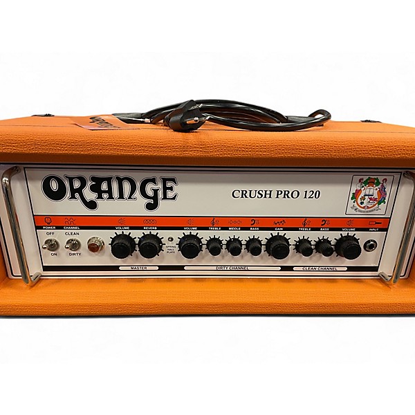 Used Orange Amplifiers CR120H Crush Pro 120W Solid State Guitar Amp Head