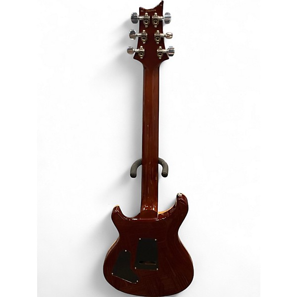 Used PRS Custom Shop 24 "Floyd" 10 Top Orange Tiger Solid Body Electric Guitar