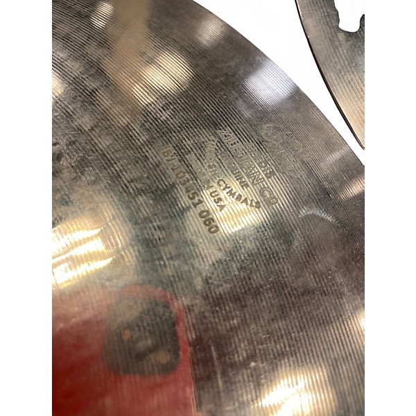 Used Zildjian 14in A Custom Hi Hat Pair Cymbal