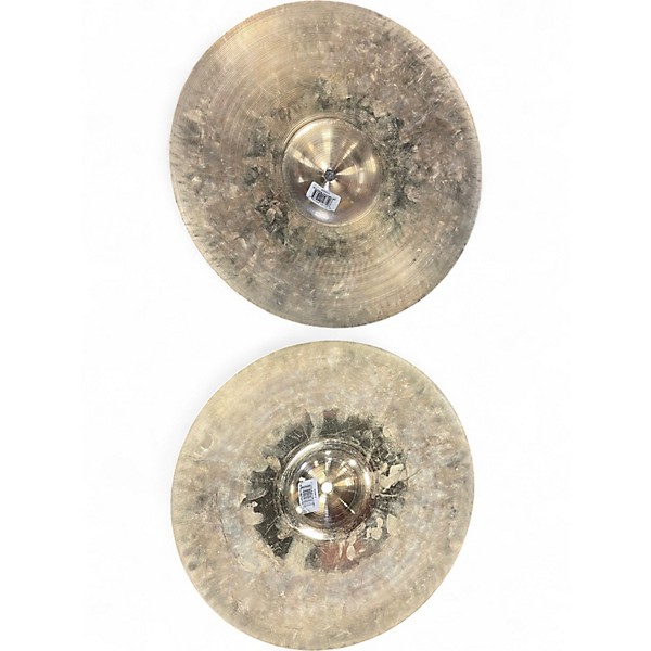 Used Zildjian 14in A Custom Hi Hat Pair Cymbal