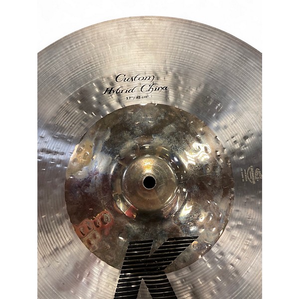 Used Zildjian 17in K Custom Hybrid China Cymbal
