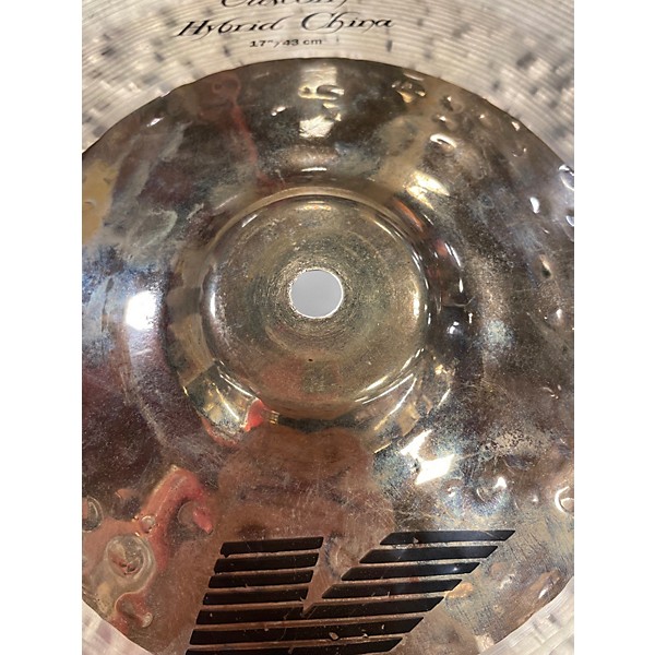 Used Zildjian 17in K Custom Hybrid China Cymbal