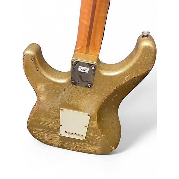 Used LsL Instruments Saticoy Guitar Gold Solid Body Electric Guitar