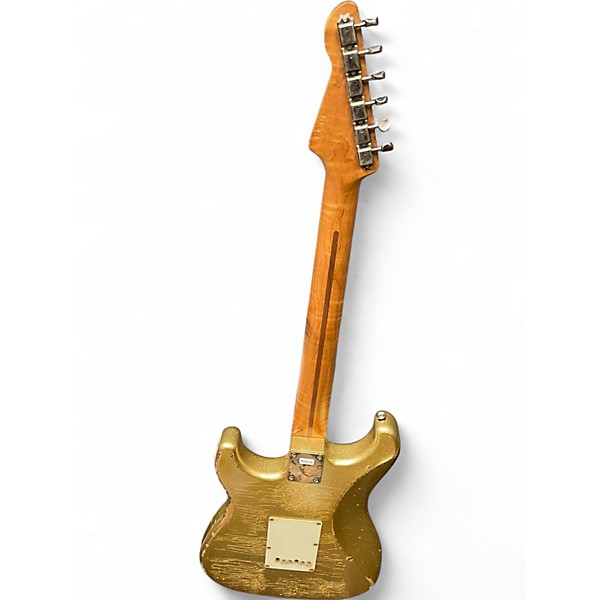 Used LsL Instruments Saticoy Guitar Gold Solid Body Electric Guitar