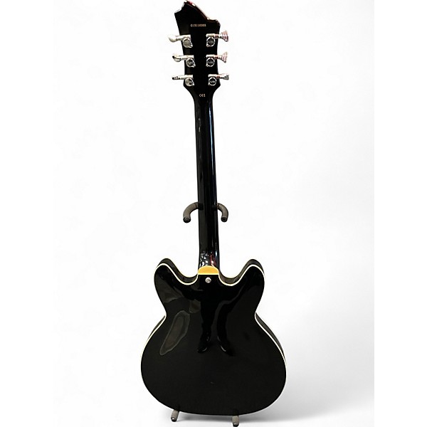 Used Hagstrom Tremar Viking Deluxe Black Solid Body Electric Guitar