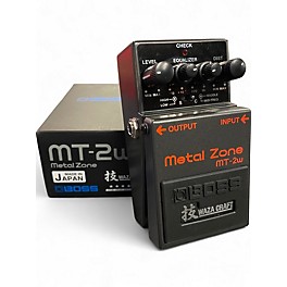 Used BOSS MT2W Metal Zone Waza Craft Effect Pedal