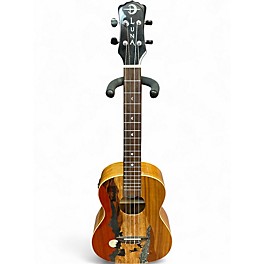 Used Luna Vista Deer Baritone Natural Ukulele