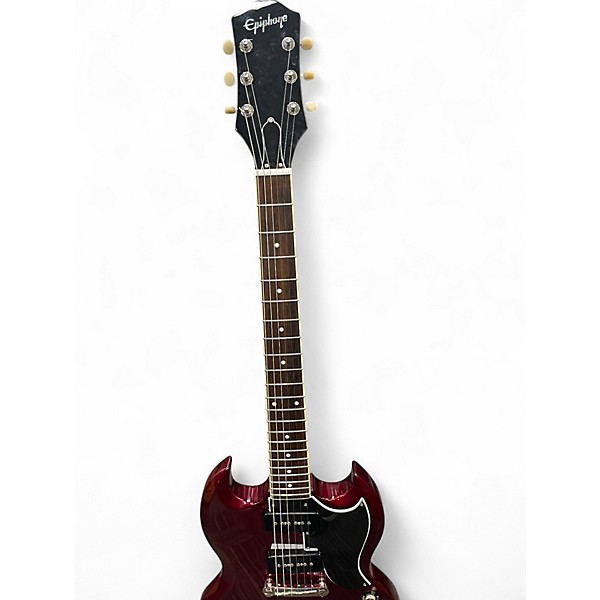 Used Epiphone SG SPECIAL P-90 sparkling burgundy Solid Body Electric Guitar