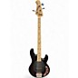 Used Sterling by Music Man Sub 4 Satin Black Electric Bass Guitar thumbnail