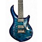 Used Sterling by Music Man Majesty Cerulean Paradise Solid Body Electric Guitar