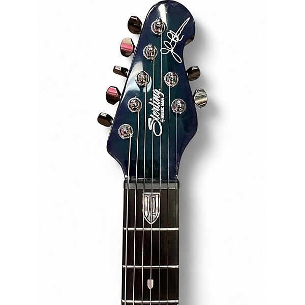 Used Sterling by Music Man Majesty Cerulean Paradise Solid Body Electric Guitar