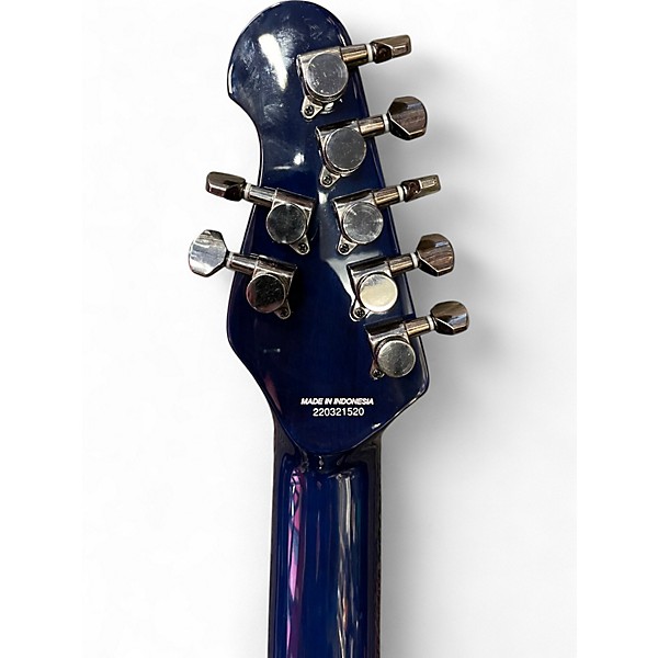 Used Sterling by Music Man Majesty Cerulean Paradise Solid Body Electric Guitar