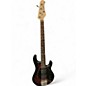 Used Sterling by Music Man Ray5HH 5 String  Ruby Red Burst Satin Electric Bass Guitar thumbnail