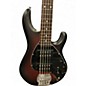 Used Sterling by Music Man Ray5HH 5 String  Ruby Red Burst Satin Electric Bass Guitar