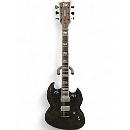 Used ESP LTD Viper 1000 Deluxe Metallic Black Solid Body Electric Guitar