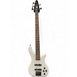 Used Rogue LX205 White Electric Bass Guitar