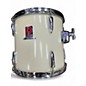 Used Premier 5 Piece ROYALE  Classic White Drum Kit