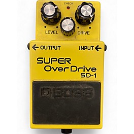 Used BOSS SD1 Super Overdrive Effect Pedal