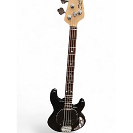Used Sterling by Music Man STING RAY RAY4 Trans Black Electric Bass Guitar