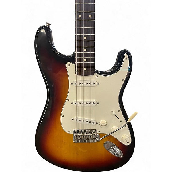 Used Fender Partscaster Strat 3 Color Sunburst Solid Body Electric Guitar