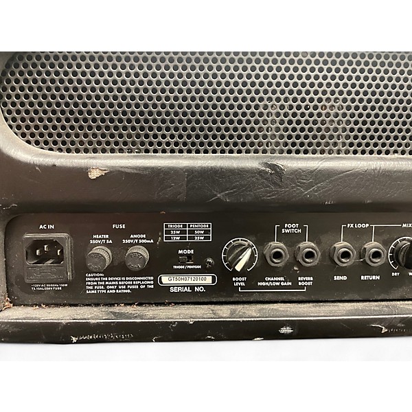 Used Acoustic GT50H 50W Tube Guitar Amp Head