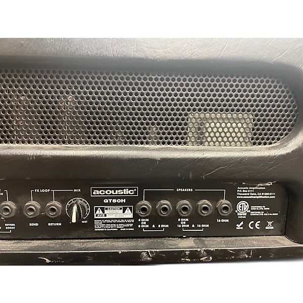 Used Acoustic GT50H 50W Tube Guitar Amp Head