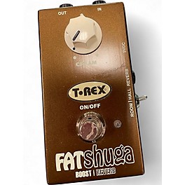 Used T-Rex Engineering Fat Shuga Boost With Reverb Effect Pedal