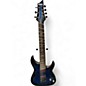 Used Schecter Guitar Research OMEN ELITE 7MS SEE TRHOUGH BLUE BURST Solid Body Electric Guitar thumbnail