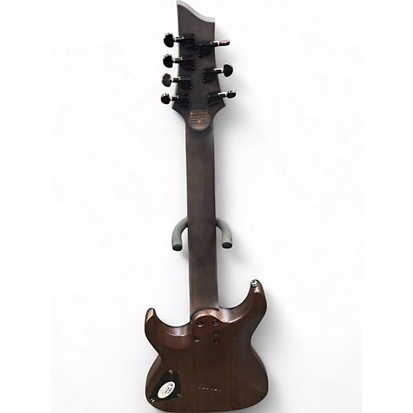Used Schecter Guitar Research OMEN ELITE 7MS SEE TRHOUGH BLUE BURST Solid Body Electric Guitar