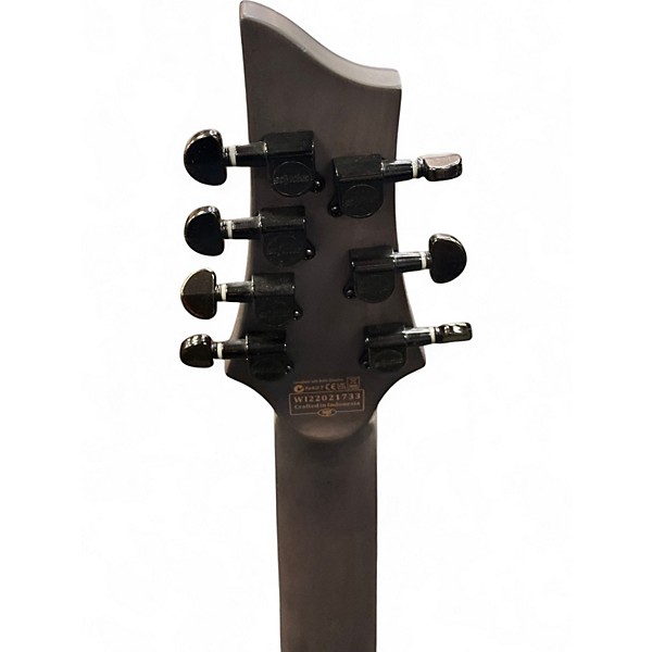 Used Schecter Guitar Research OMEN ELITE 7MS SEE TRHOUGH BLUE BURST Solid Body Electric Guitar