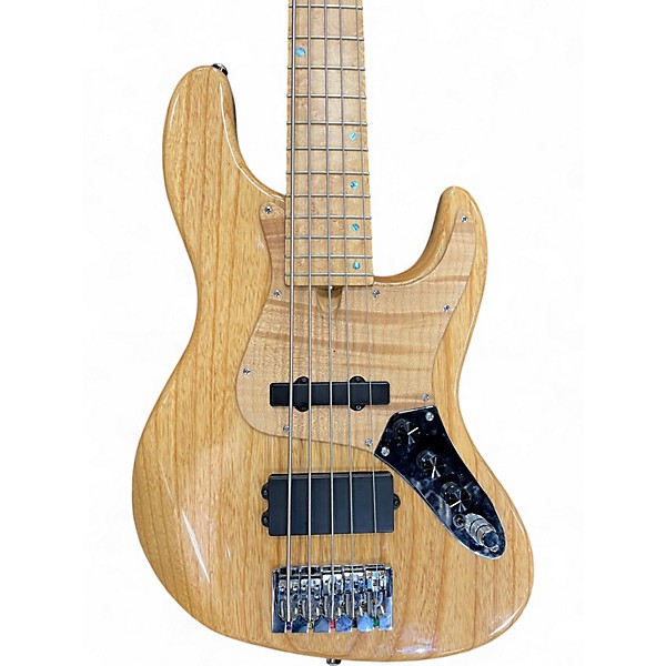Used Brubaker JXB-5 Standard Natural Electric Bass Guitar