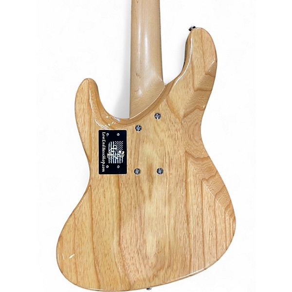Used Brubaker JXB-5 Standard Natural Electric Bass Guitar