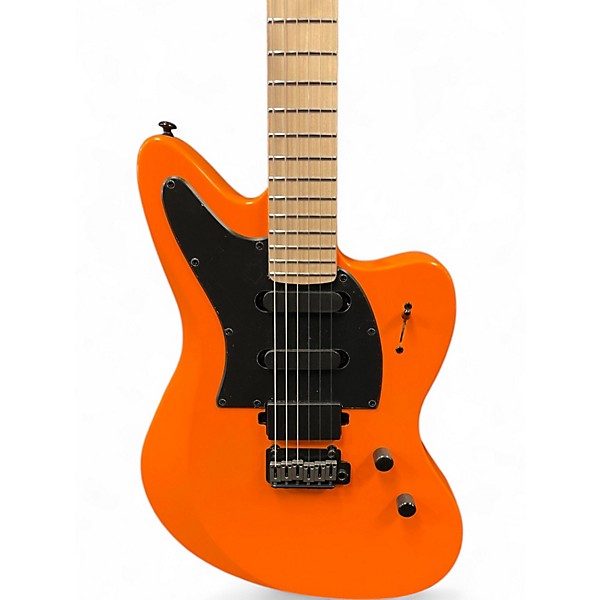 Used Jericho SOULMASTER Orange Solid Body Electric Guitar