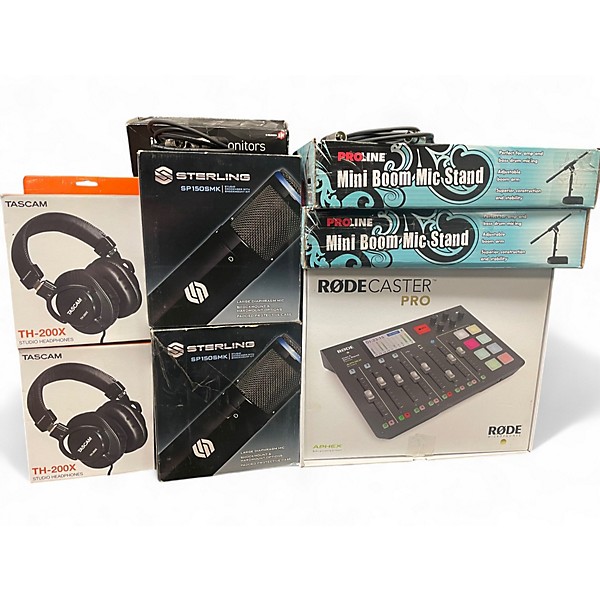 Used RODE RODE PODCASTER RECORDING BUNDLE