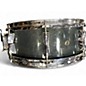 Used Yamaha 14in Wood Shell Snare Dark Green Drum thumbnail
