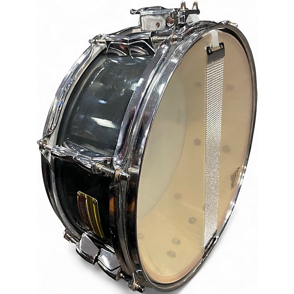 Used Yamaha 14in Wood Shell Snare Dark Green Drum