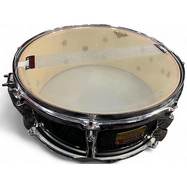 Used Yamaha 14in Wood Shell Snare Dark Green Drum