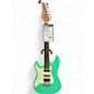 Used Schecter Guitar Research NICK JOHNSTON SIGNATURE ATOMIC GREEN Electric Guitar thumbnail